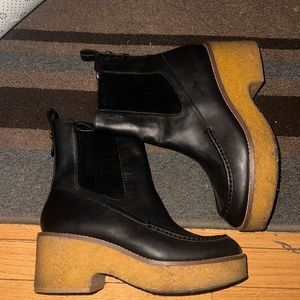Coach Delaney Chelsea Black Boots size 11